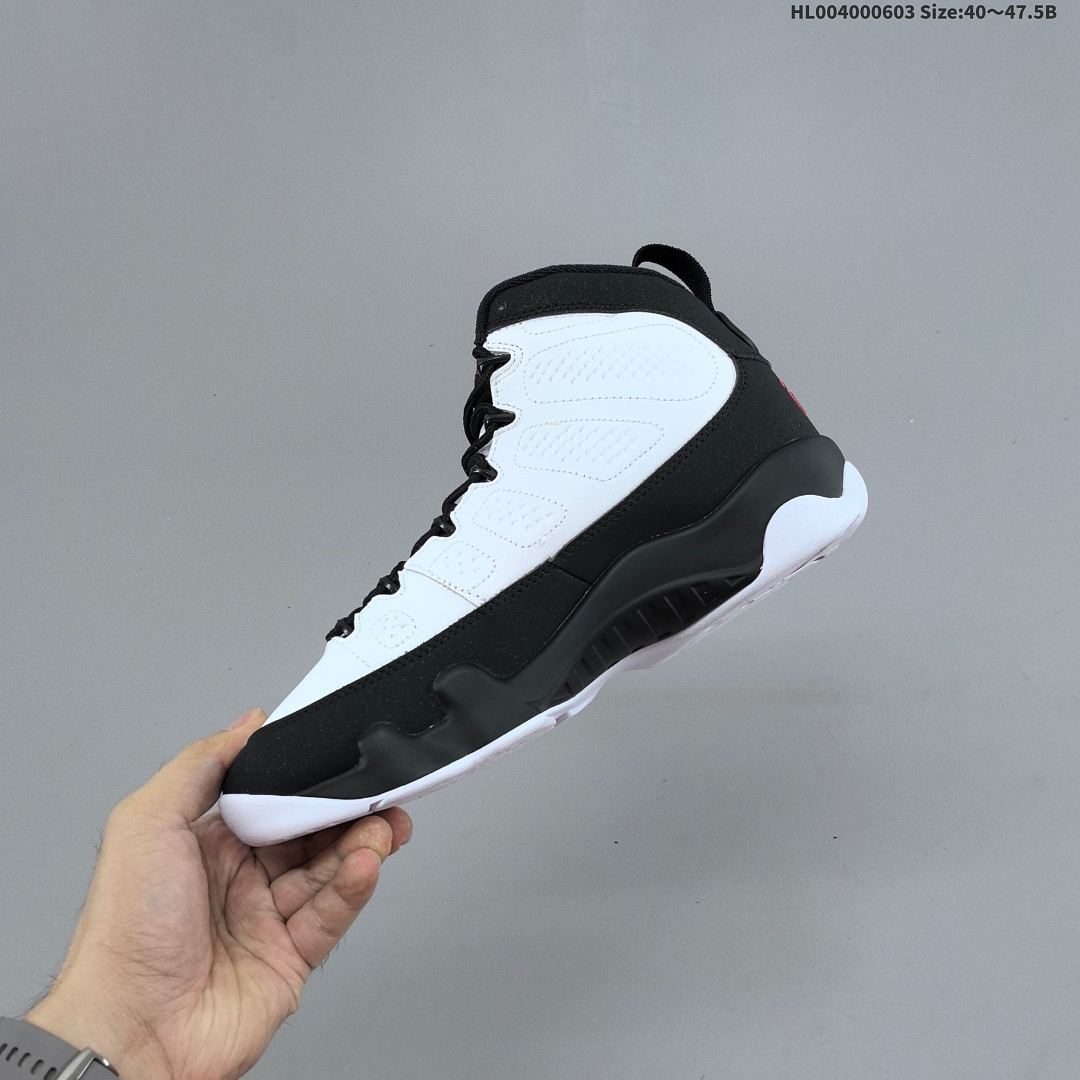 Air Jordan 9 Retro "White Black Red" AJ9 9 aj9 9 - foto 4