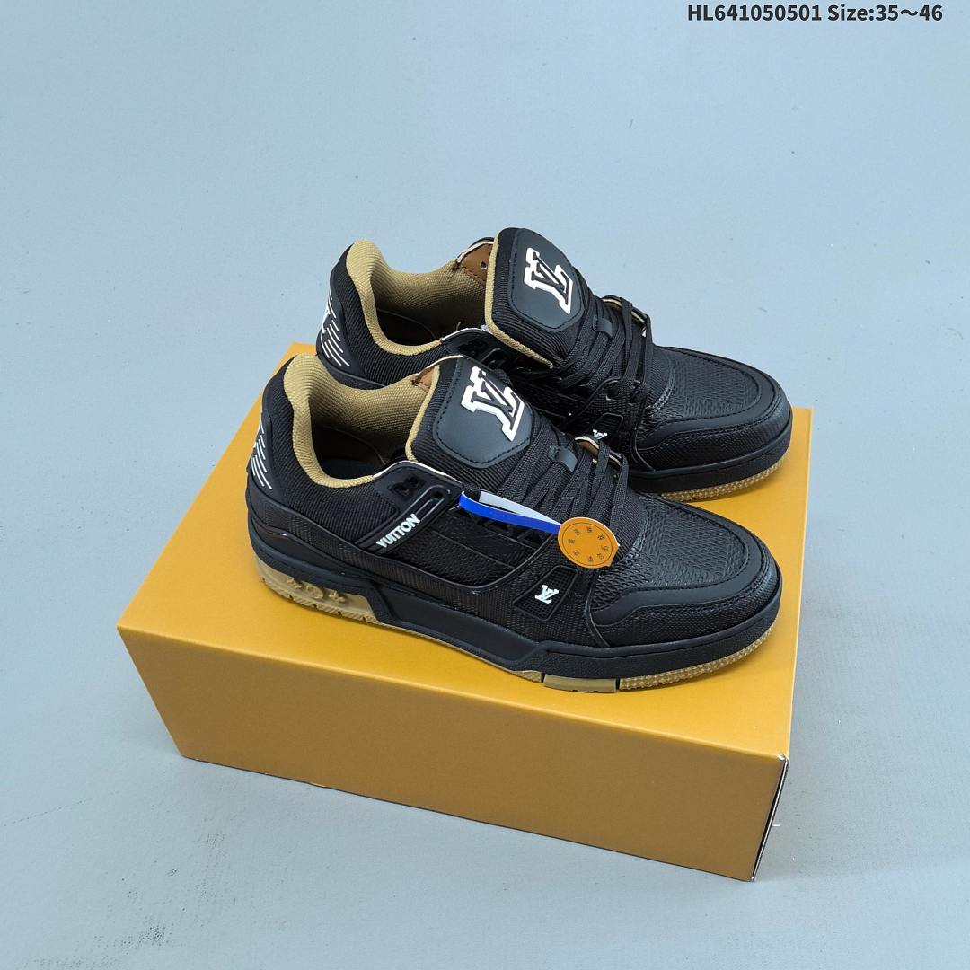 Louis Vuitton Trainer Sneaker Low LV ID Size 46 - foto 7