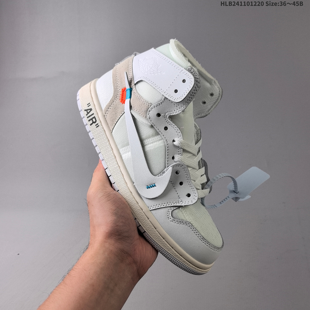 OFF-WHITE x Air Jordan 1 Retro High OG “UNC” AJ1 1 aj1 1 1 - foto 6