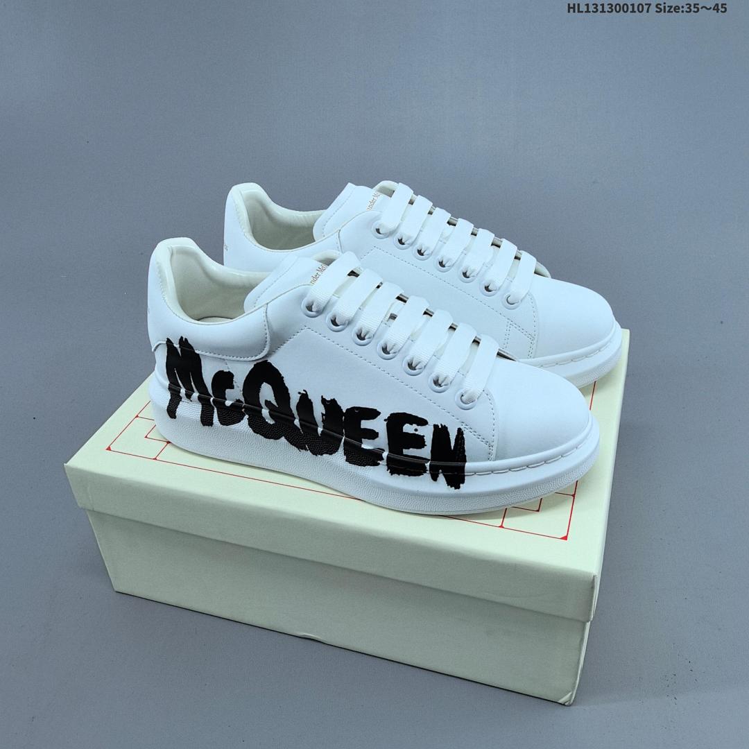 Alexander McQueen Sole Leather Sneakers 553770 HL131300107 - foto 2