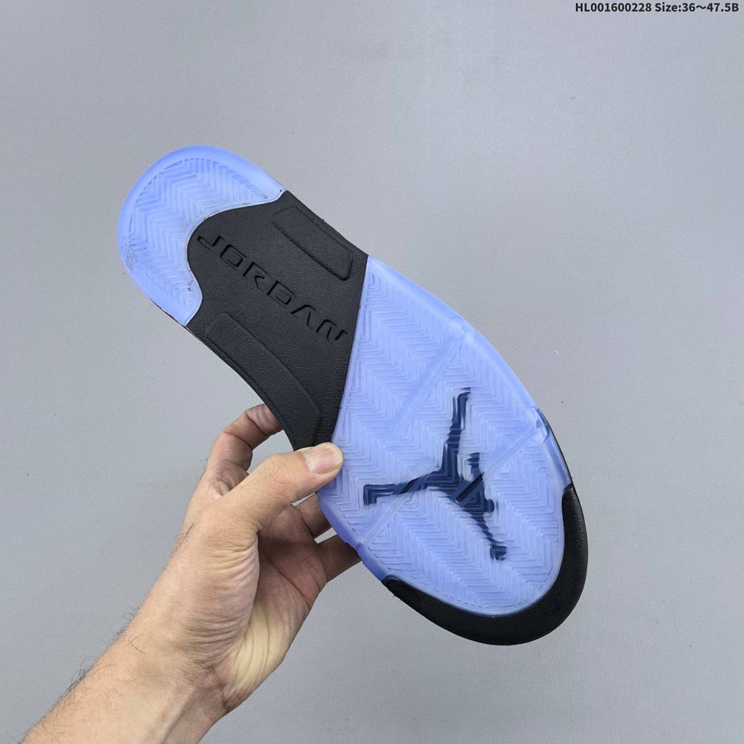 Air Jordan 5 Retro "Black University Blue" AJ5 5 aj5 5 - foto 7