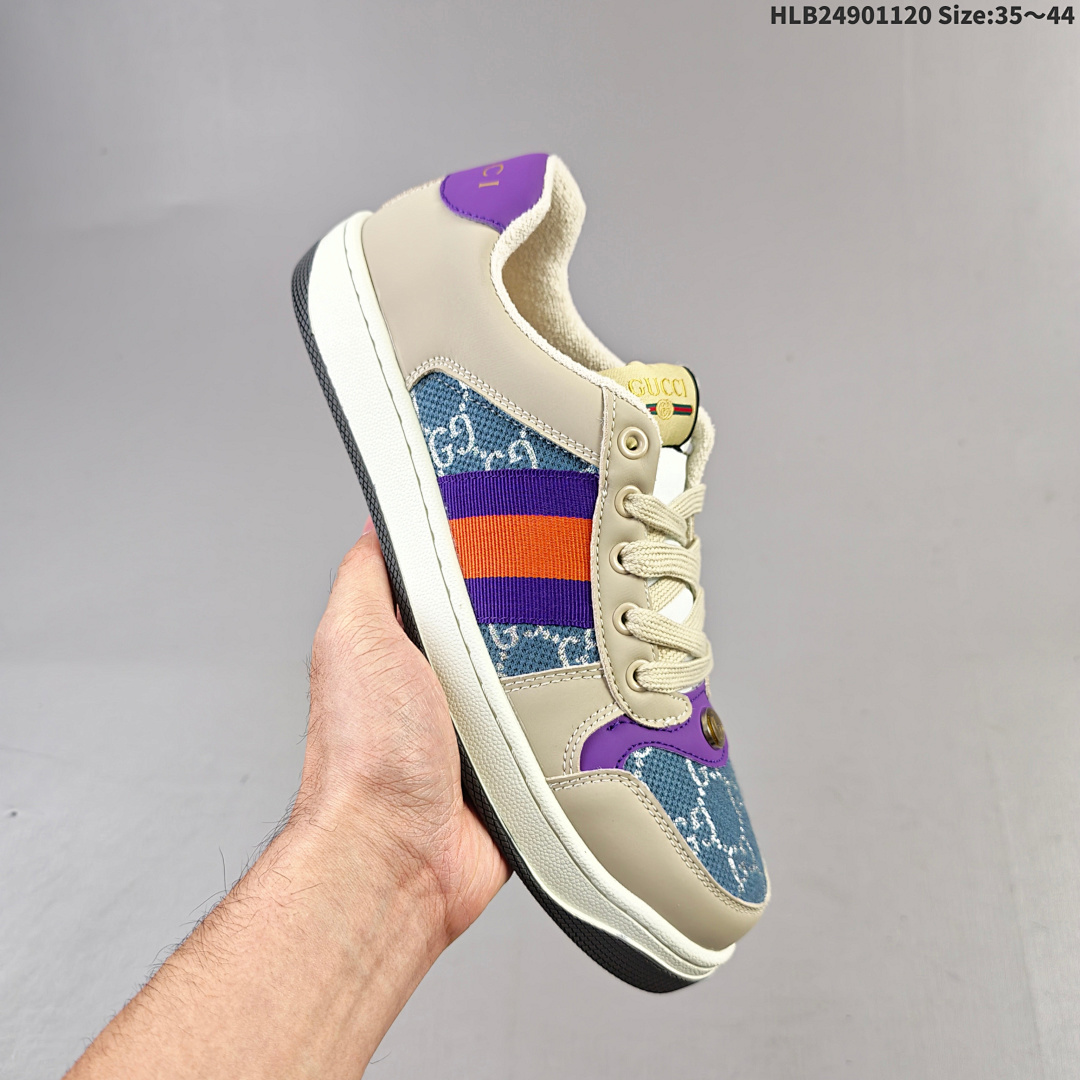 Gucci Gucci Distressed Screener sneaker Gucci HLB24901120 Size:3 - foto 14