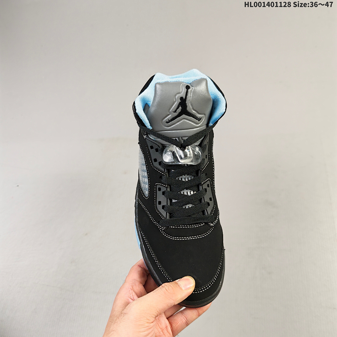 Air Jordan 5 Retro "Black University Blue" AJ5 5 aj5 5 - foto 6