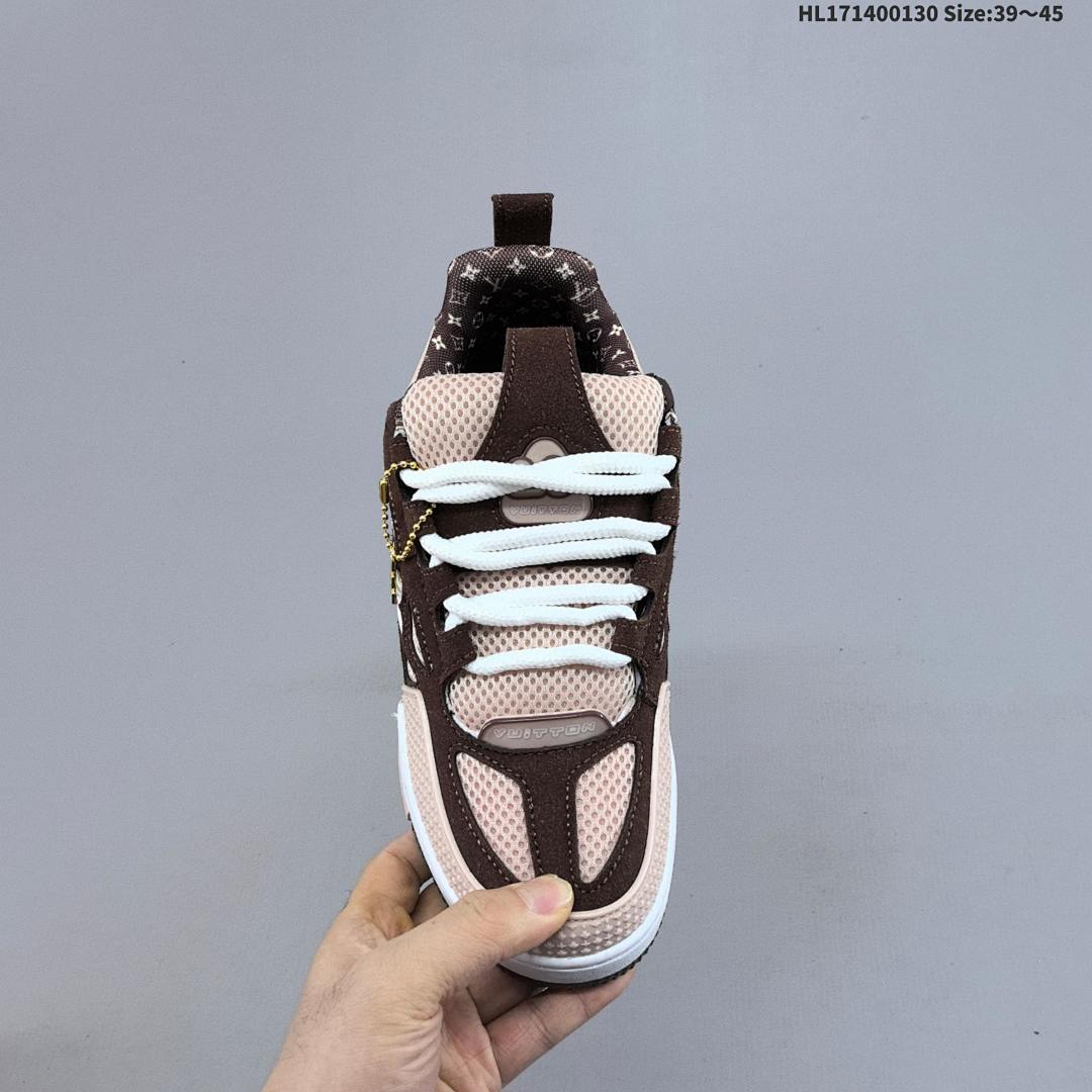 Louis Vuitton Trainer Sneaker Low LV ID Size 45 - foto 6