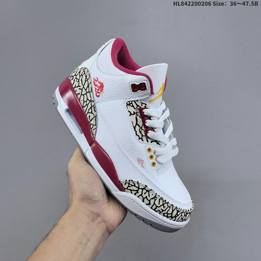Air Jordan 3 Retro "Cardinal Red" AJ3 3 aj3 3 - foto 8