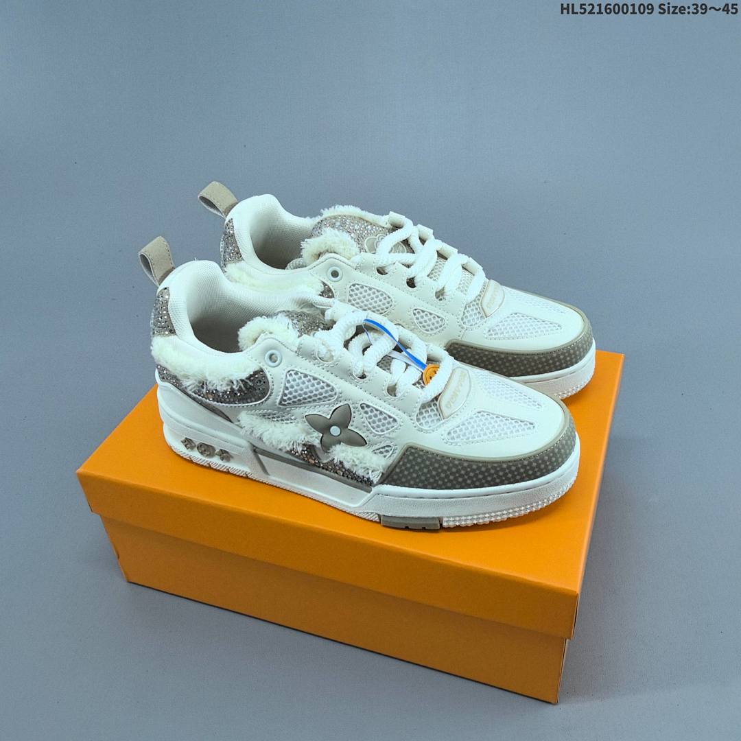 LV Louis Vuitton Trainer Sneaker Low ID Size 45 - foto 4
