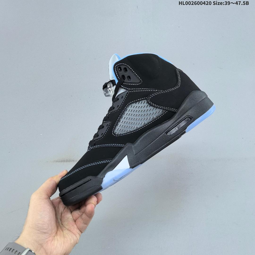 Air Jordan 5 Retro "Black University Blue" AJ5 5 aj5 5 - foto 4