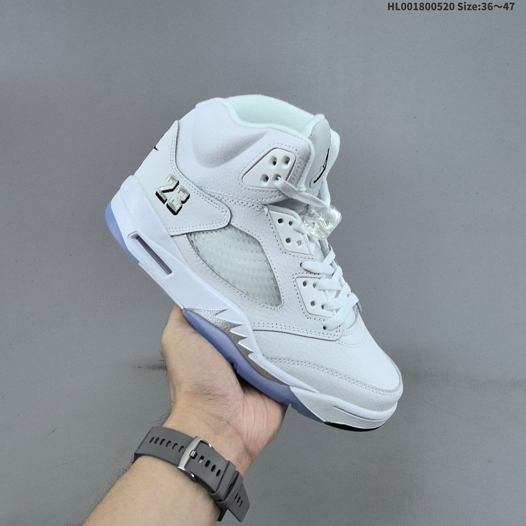 a Air Jordan 5 Retro "Metallic White" AJ5 5 aj5 5 - foto 3