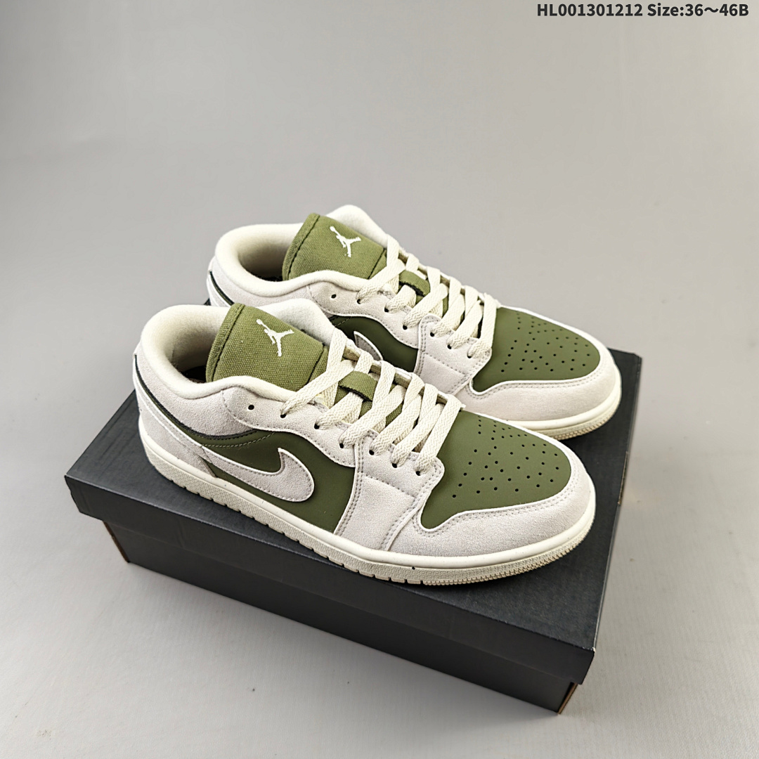 Air Jordan 1 Low "Medium Olive" AJ1 1 aj1 1