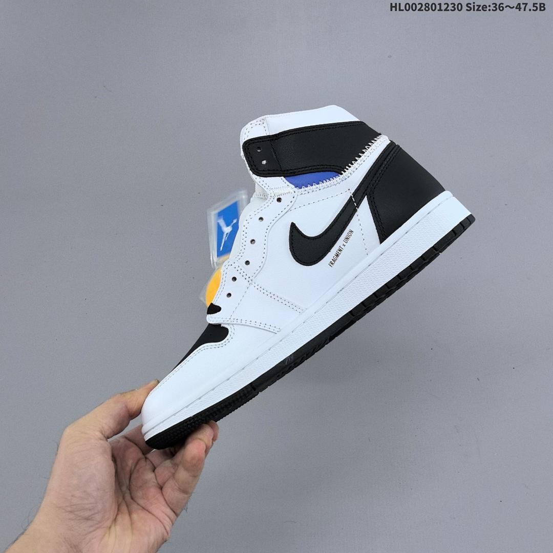 Union LA x Fragment Design x Air Jordan 1 Retro High OG "White Black" AJ - foto 7