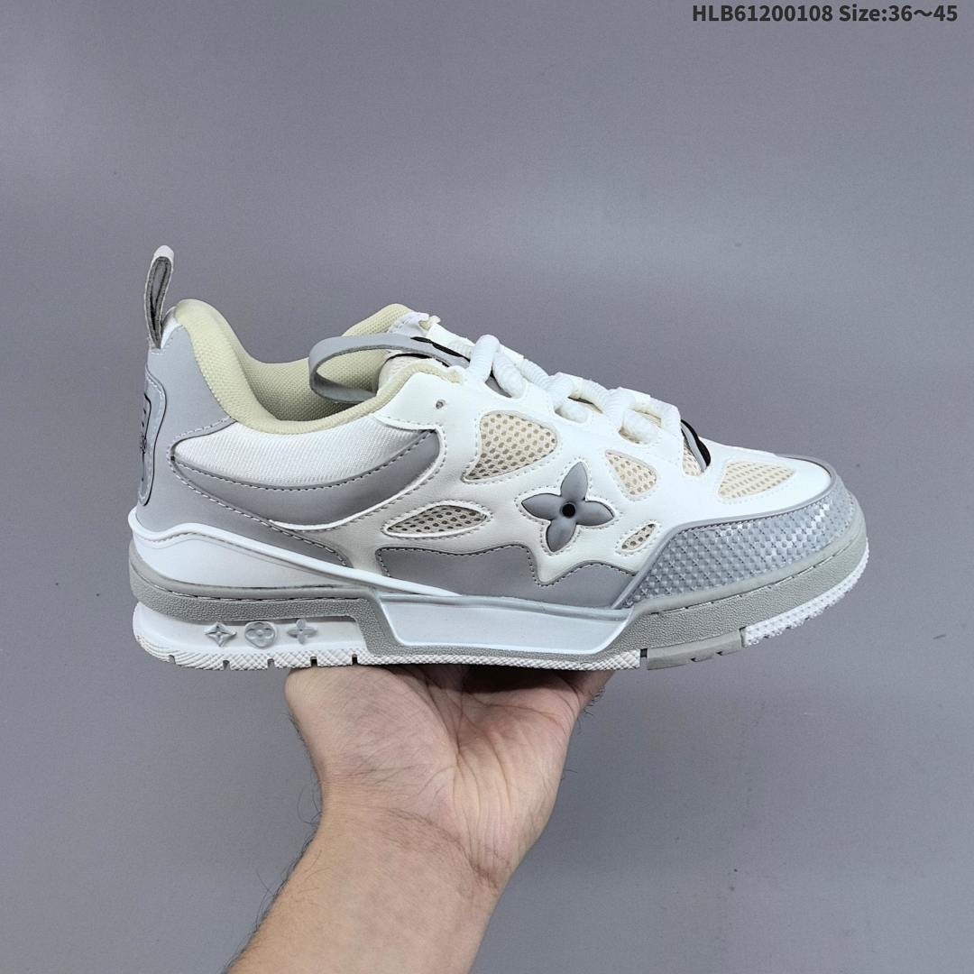 LV Louis Vuitton Trainer Sneaker Low ID Size 45 - foto 8