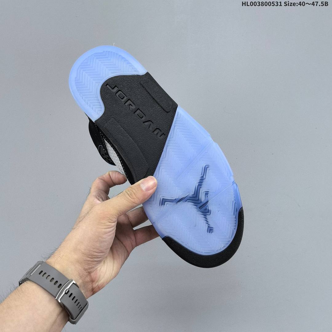 Air Jordan 5 Retro "Black University Blue" AJ5 5 aj5 5 - foto 7