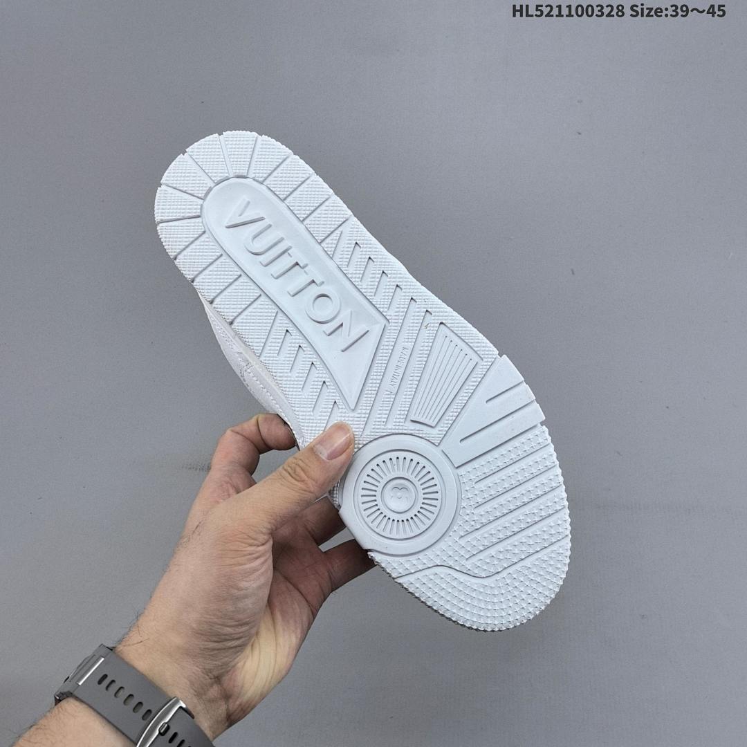 Louis Vuitton Trainer Sneaker Low LV ID Size 45 - foto 7