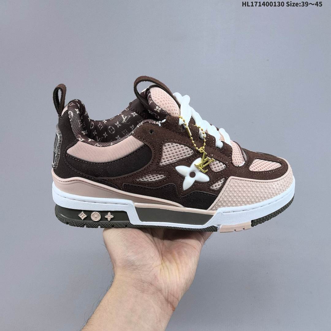 Louis Vuitton Trainer Sneaker Low LV ID Size 45 - foto 9