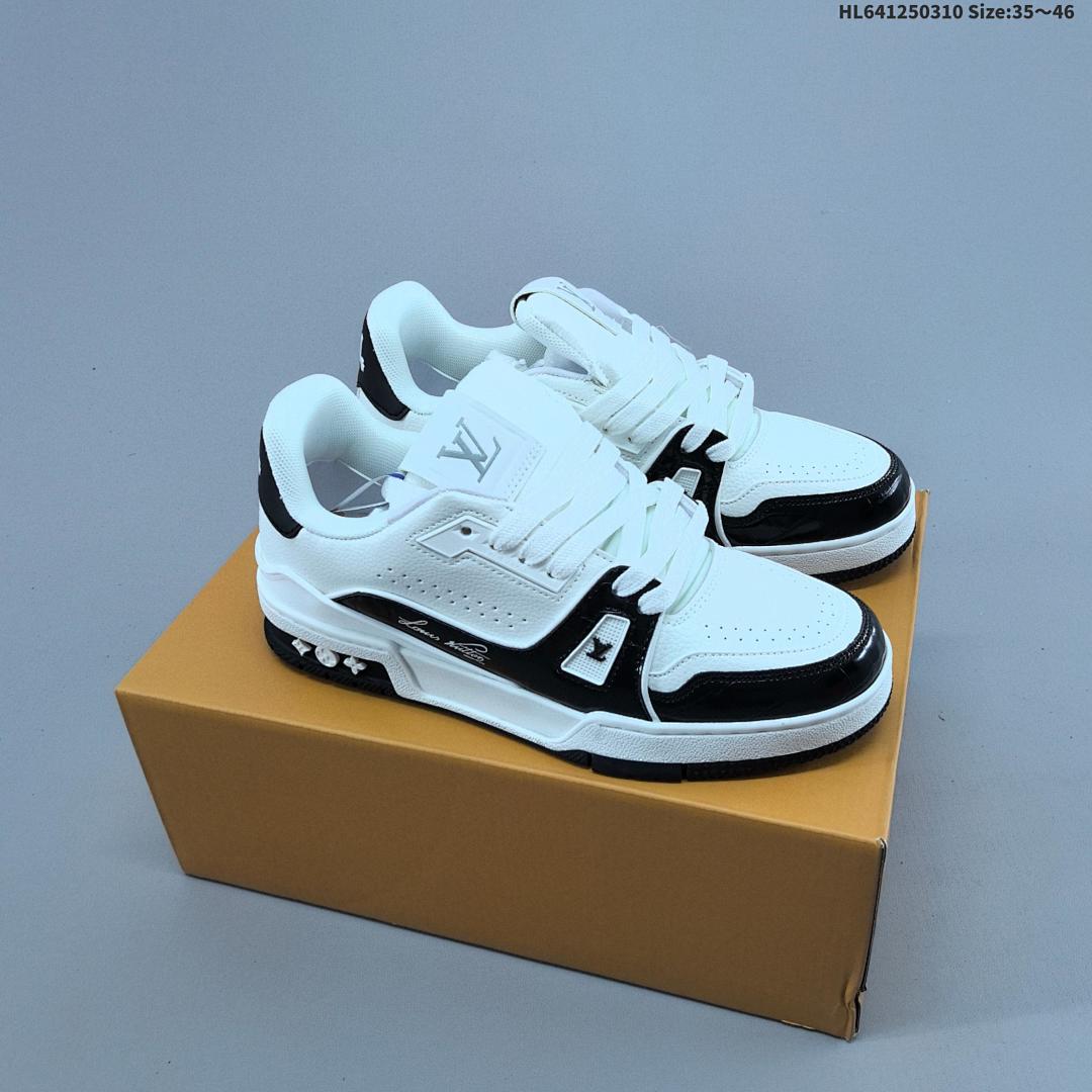 Louis Vuitton Trainer Sneaker Low LV ID Size 46 - foto 5