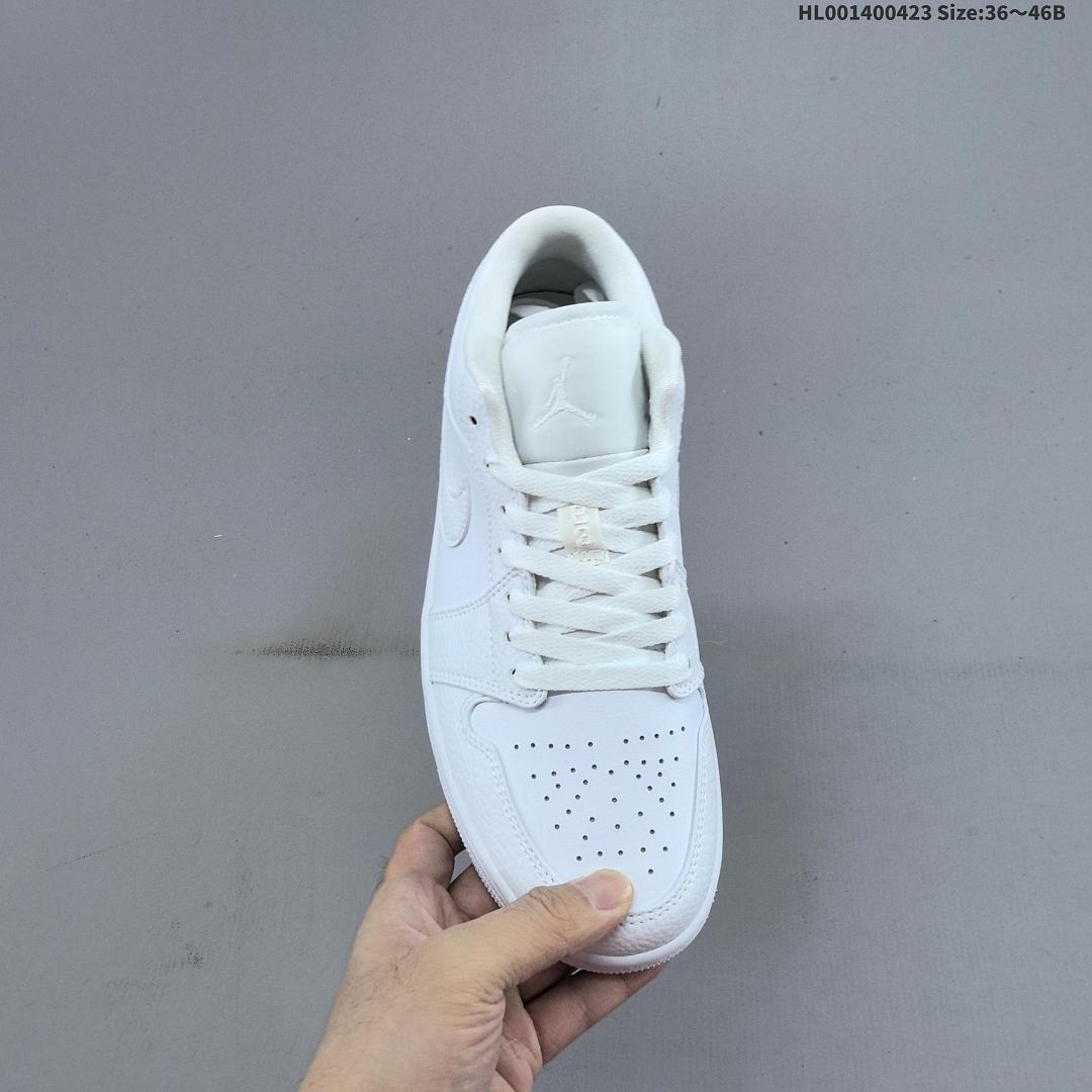 Air Jordan 1 Low "Triple White" AJ1 1 aj1 1 - foto 5