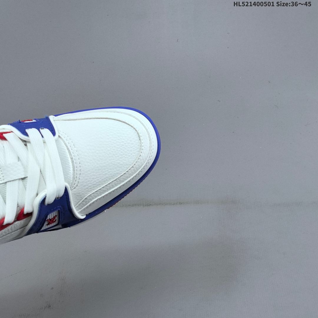 Louis Vuitton Trainer Sneaker Low LV ID Size 45 - foto 7