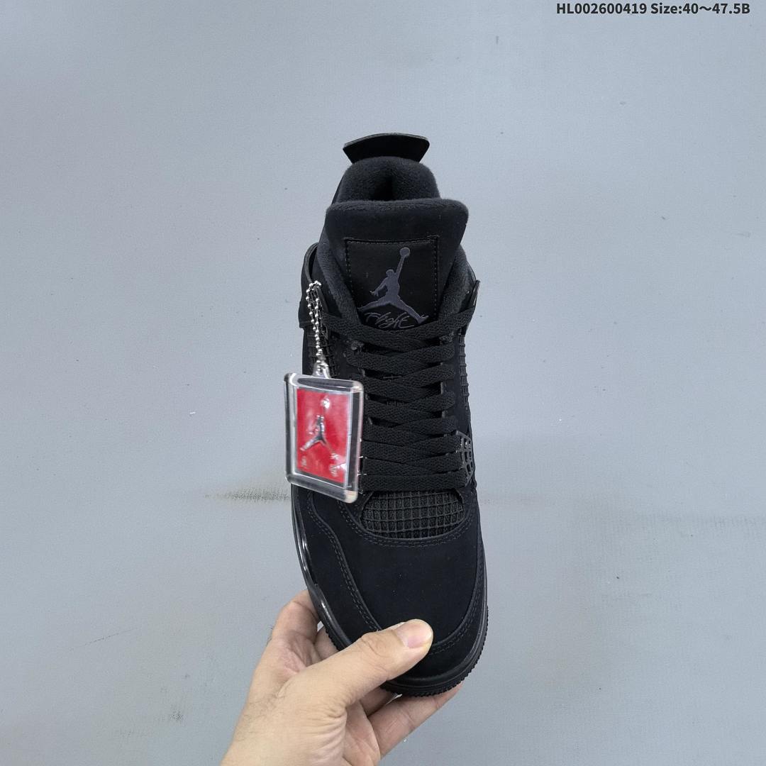 Air Jordan 4 Retro "Black Cat" AJ4 4 aj4 4 - foto 5