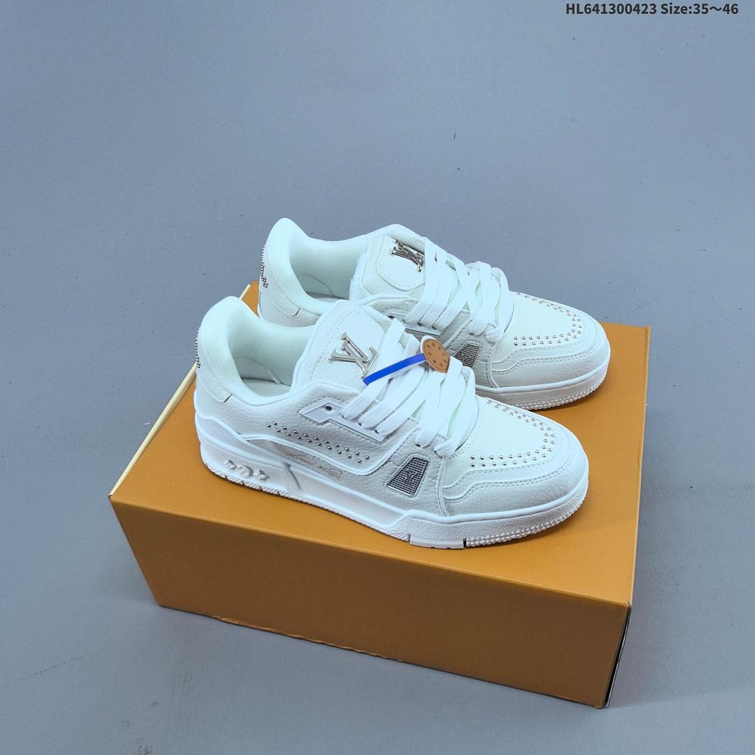 Louis Vuitton Trainer Sneaker Low LV ID Size 46