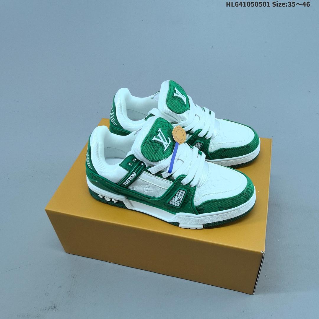Louis Vuitton Trainer Sneaker Low LV ID Size 46 - foto 11