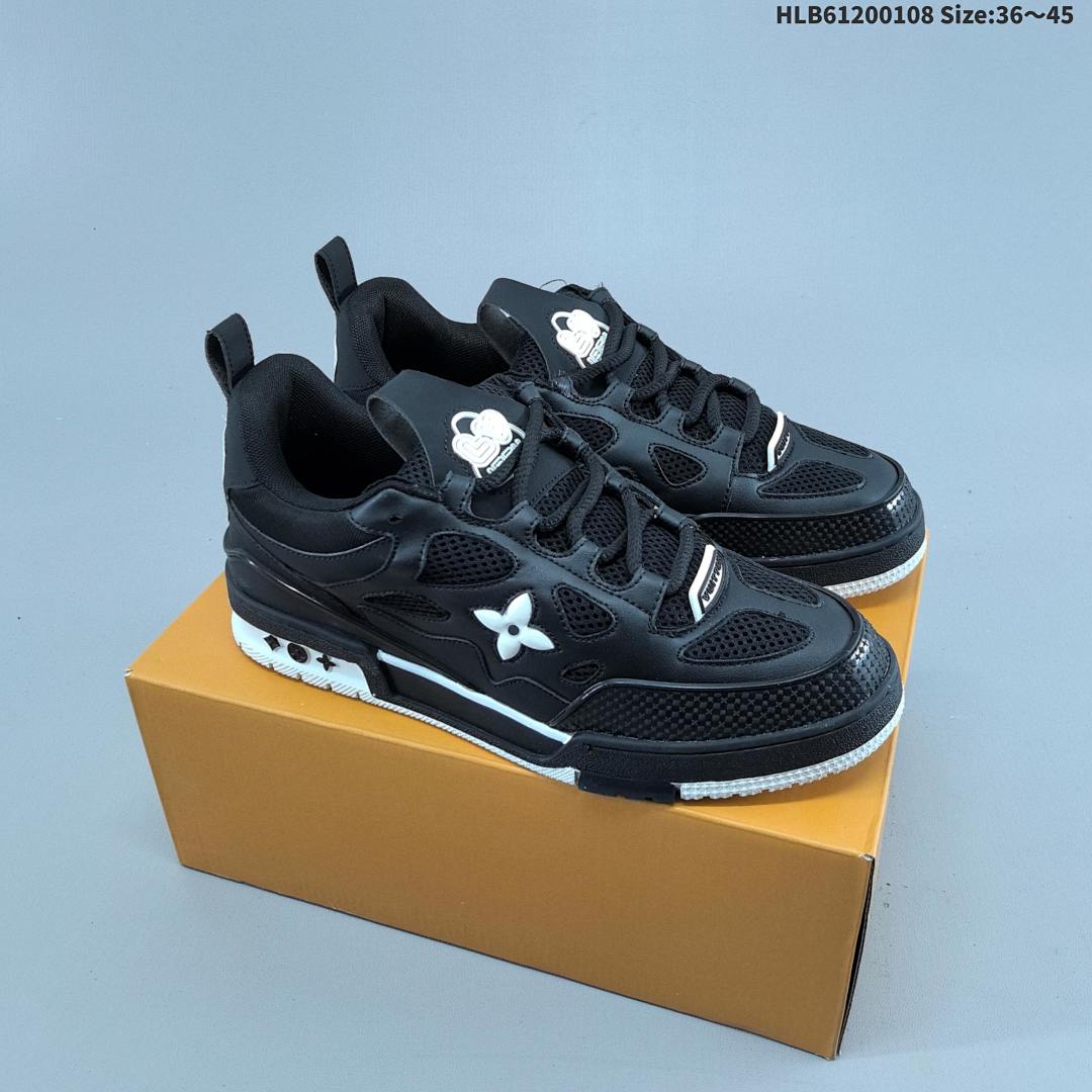 LV Louis Vuitton Trainer Sneaker Low ID Size 45