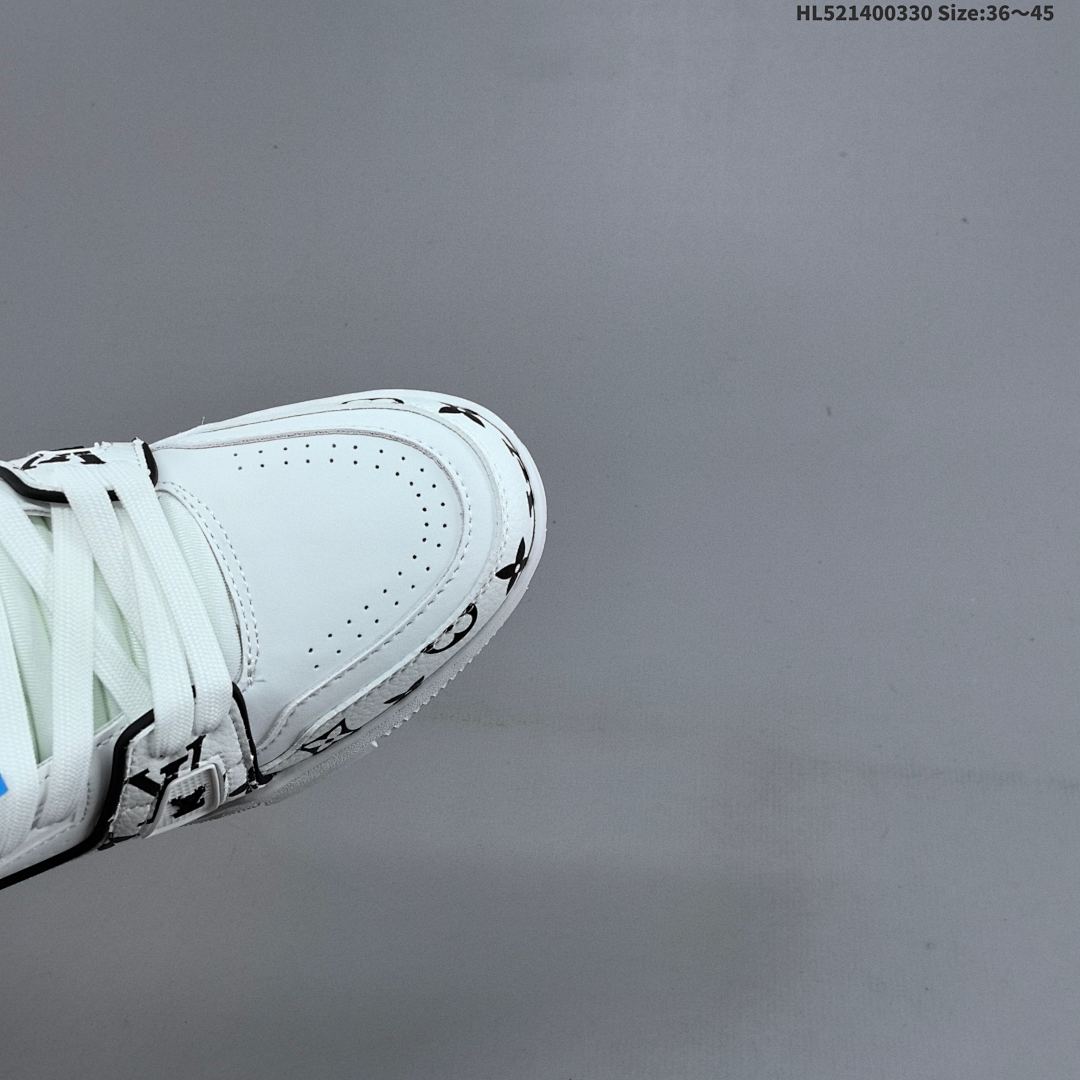 Louis Vuitton Trainer Sneaker Low LV ID Size 45 - foto 8