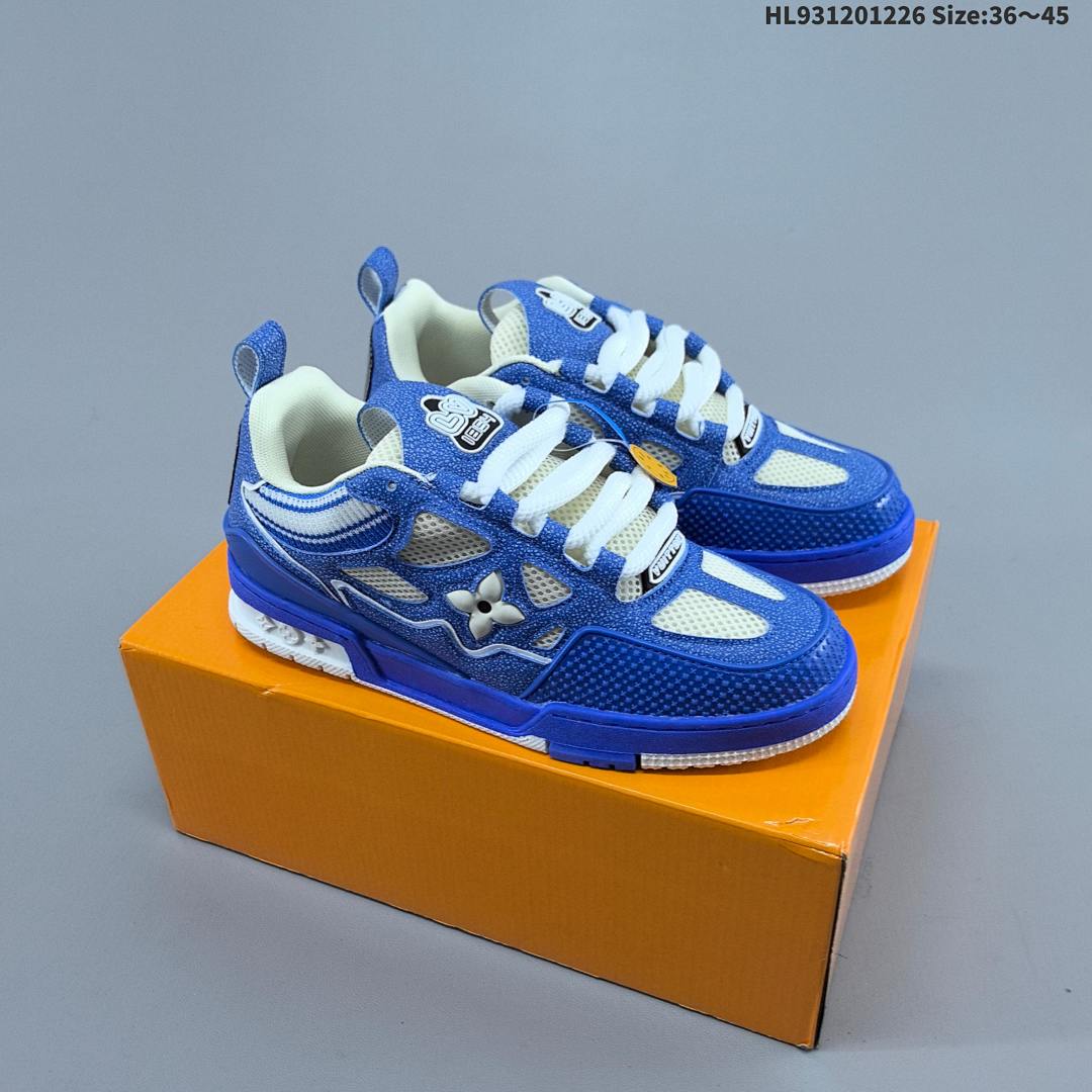 LV Louis Vuitton Trainer Sneaker Low ID Size 45 - foto 2