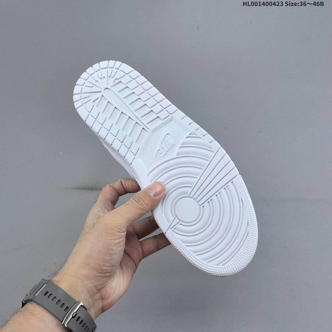 Air Jordan 1 Low "Triple White" AJ1 1 aj1 1 - foto 7