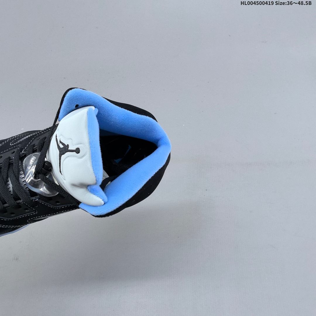 Air Jordan 5 Retro "Black University Blue" AJ5 5 aj5 5 - foto 9