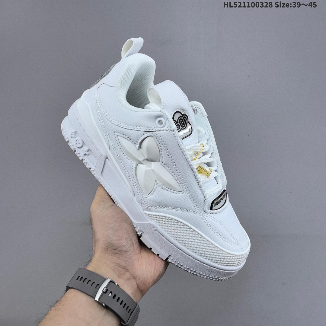 Louis Vuitton Trainer Sneaker Low LV ID Size 45 - foto 3