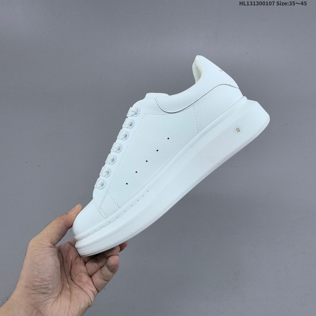 Alexander McQueen Sole Leather Sneakers 553770 HL131300107 - foto 4