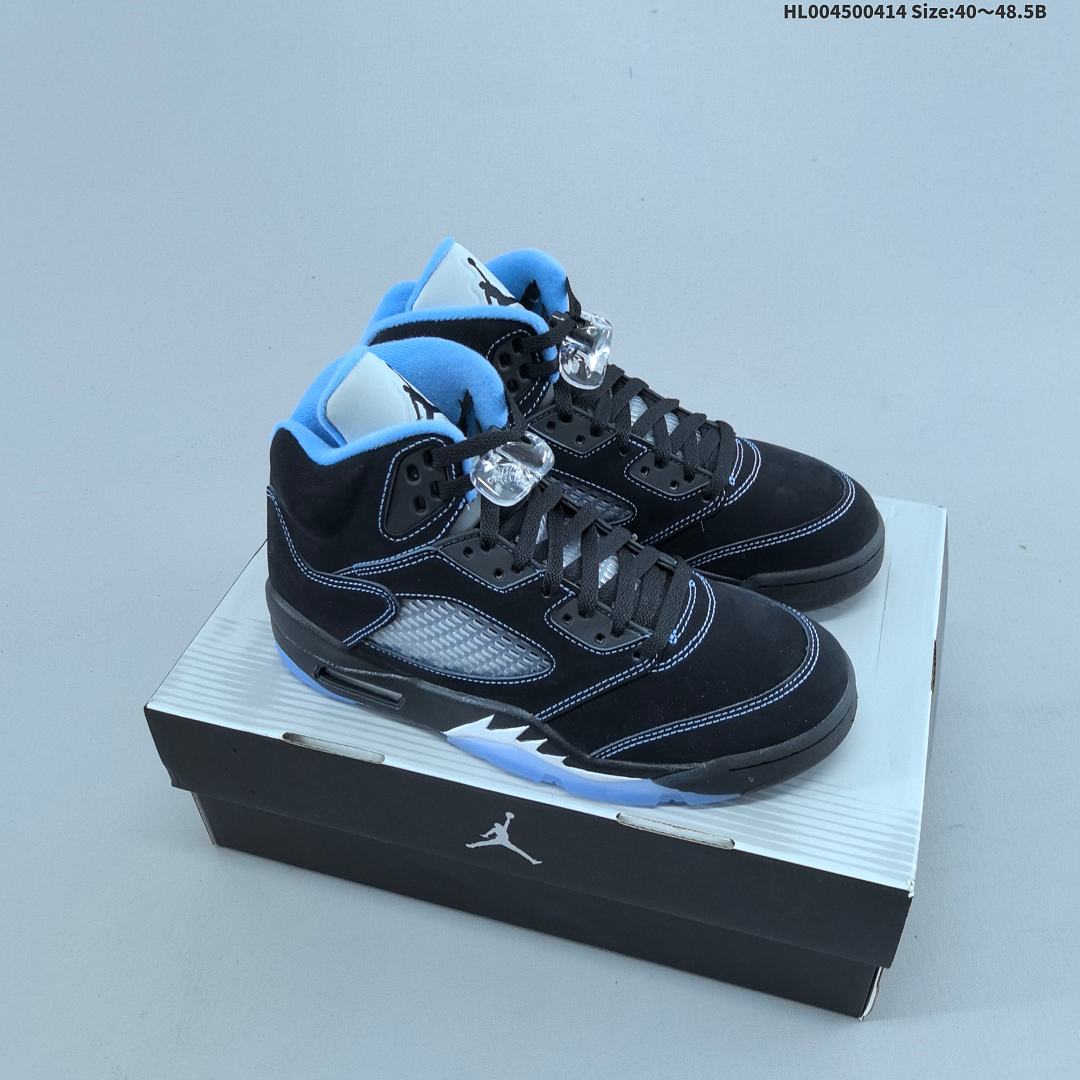Air Jordan 5 Retro "Black University Blue" AJ5 5 aj5 5