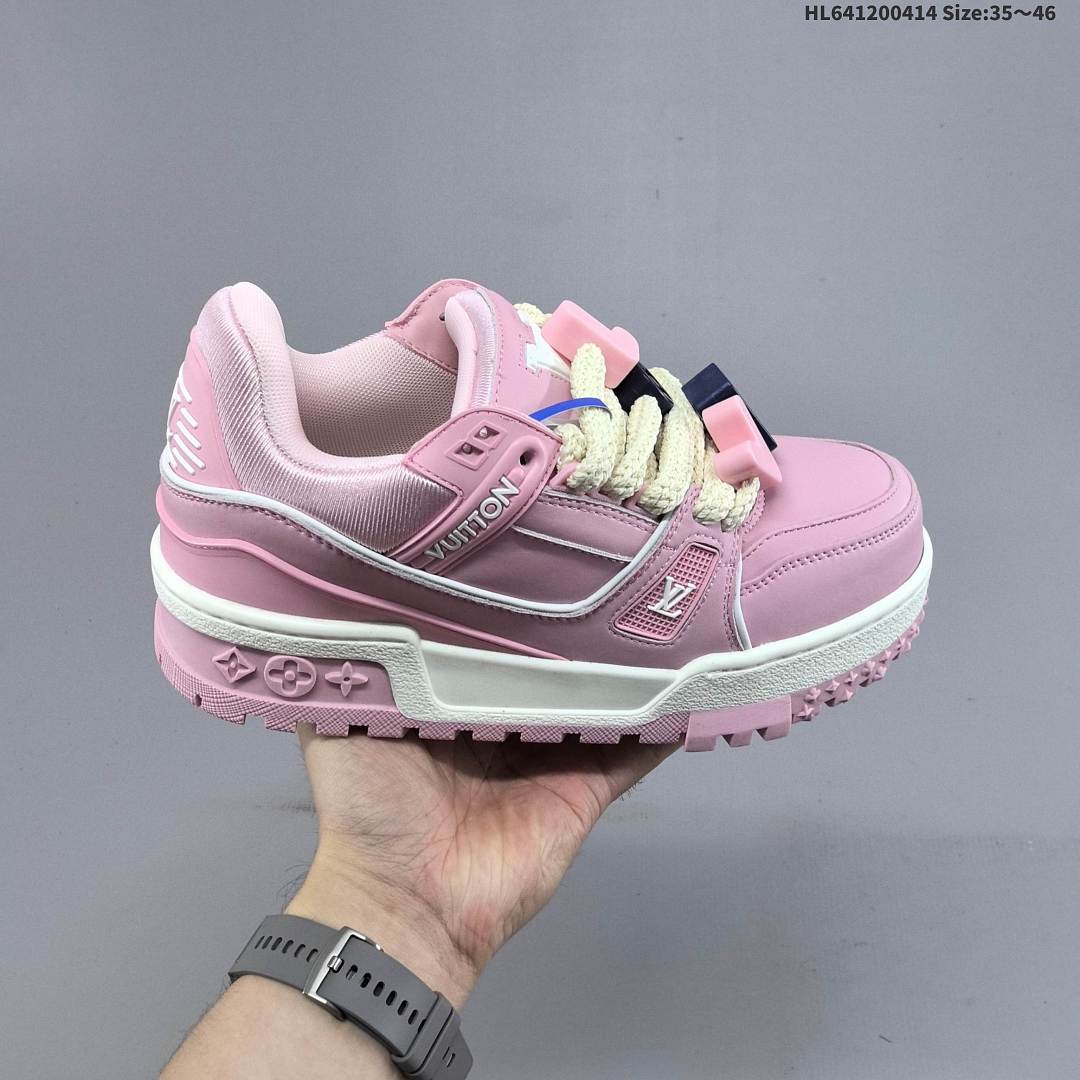 Louis Vuitton Trainer Sneaker Low LV ID Size 46 - foto 2