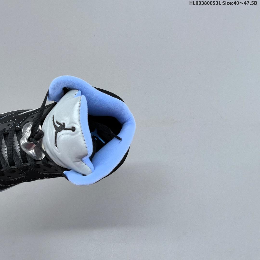 Air Jordan 5 Retro "Black University Blue" AJ5 5 aj5 5 - foto 9