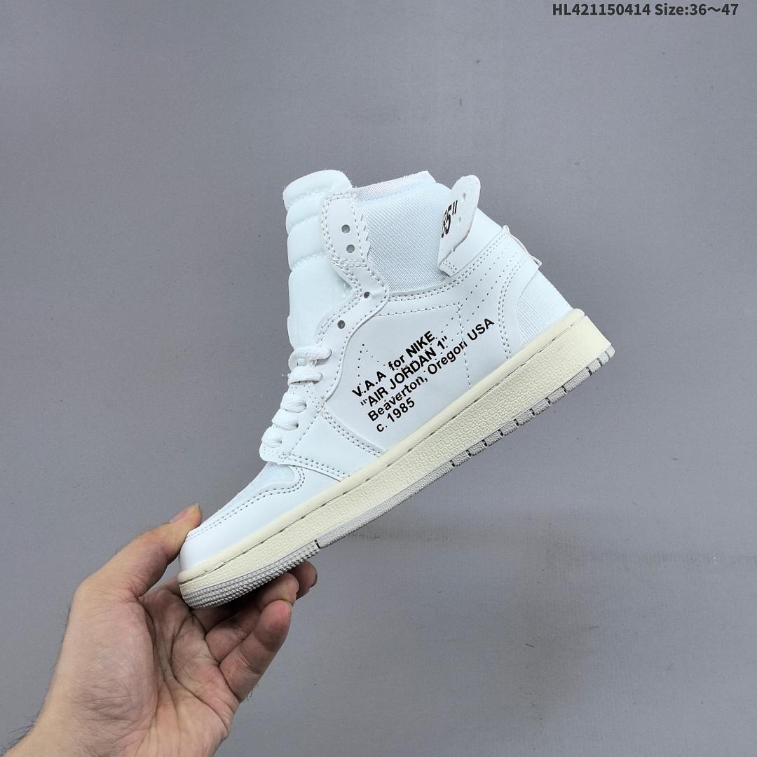 OFF-WHITE x Air Jordan 1 Retro High "White The The" OG AJ1 1 aj1 1 1 - foto 4