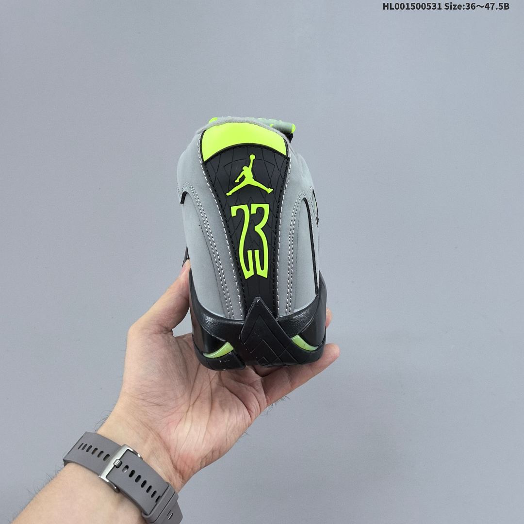 Air Jordan 14 Retro "Graphite Chartreuse" AJ14 14 aj14 14 - foto 6