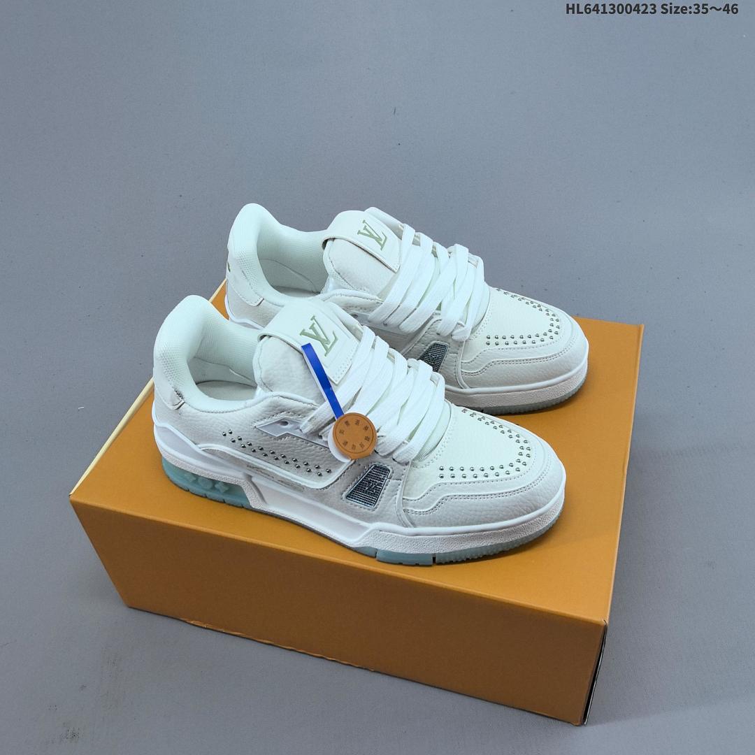 Louis Vuitton Trainer Sneaker Low LV ID Size 46 - foto 2