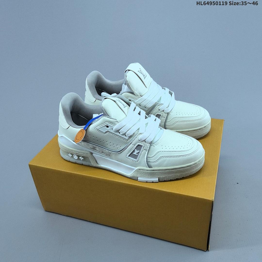 Louis Vuitton Trainer Sneaker Low LV ID Size 46 - foto 2