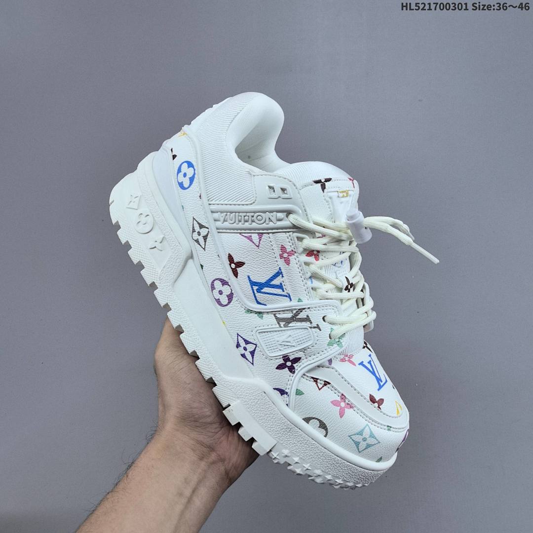 “ ” Trainer , LV Louis Vuitton Trainer Maxi Low Sneaker - foto 3