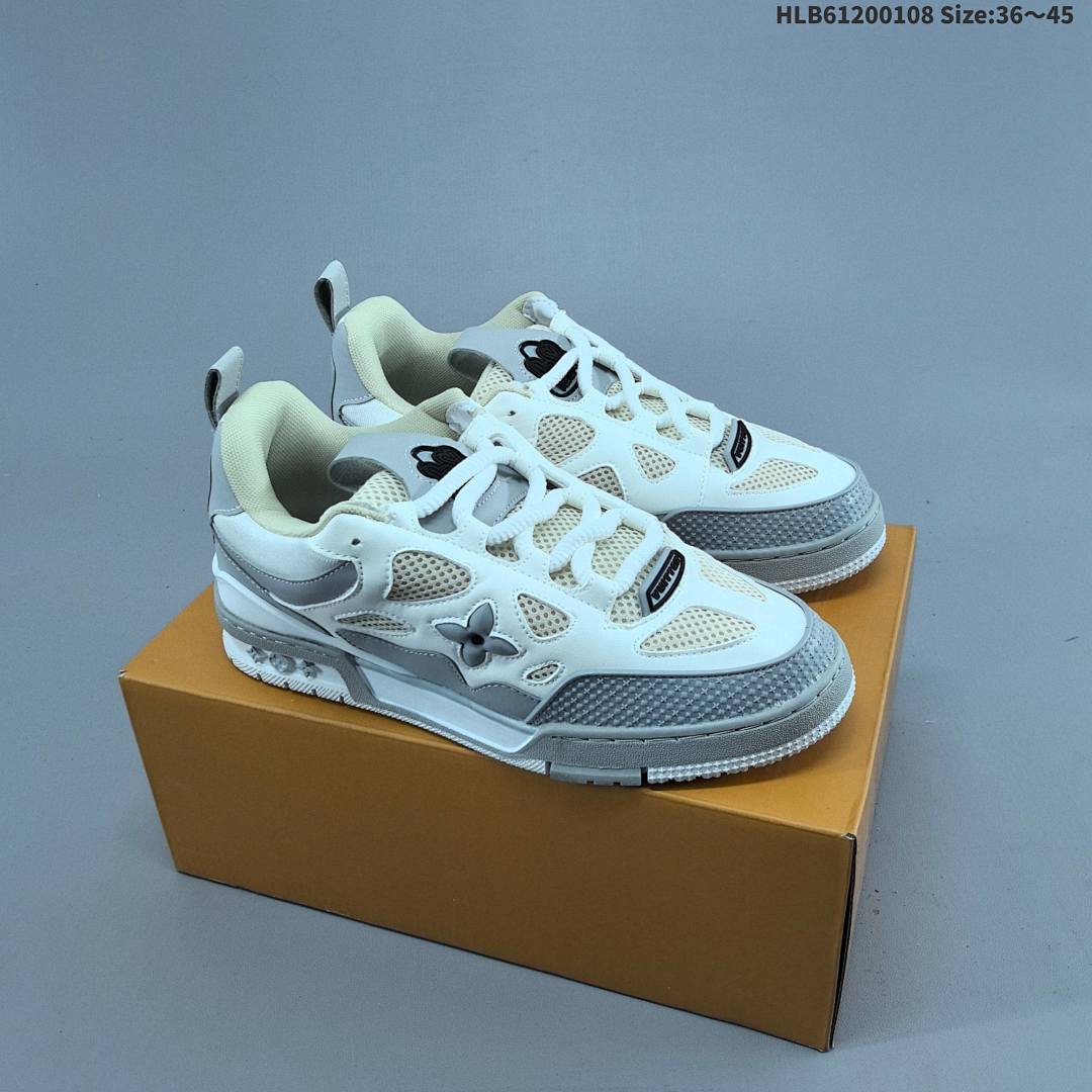 LV Louis Vuitton Trainer Sneaker Low ID Size 45 - foto 2