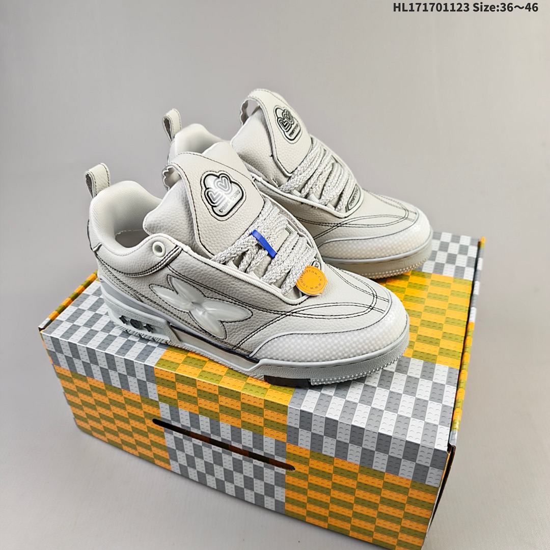 Louis Vuitton Trainer Sneaker Low LV ID HL171701123 Size 46 - foto 2