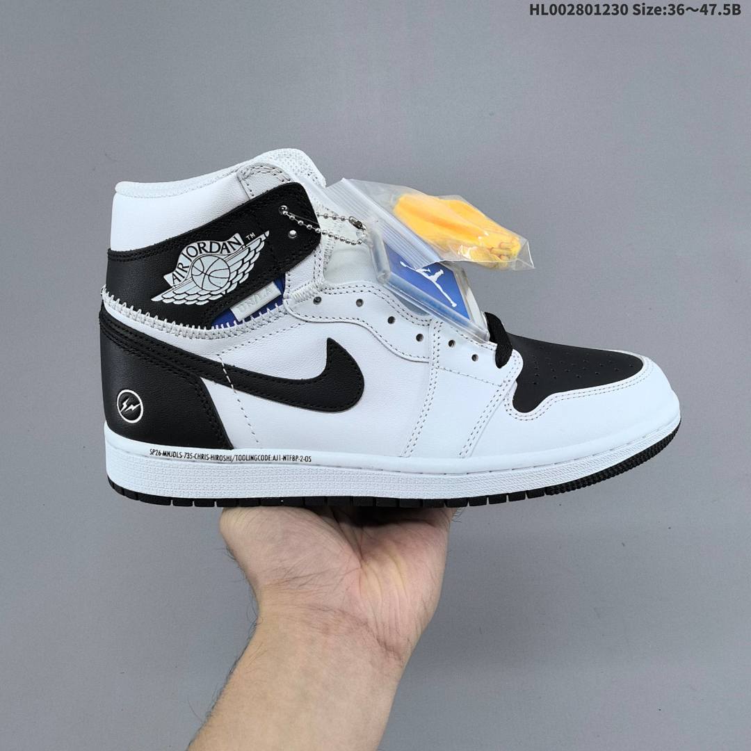 Union LA x Fragment Design x Air Jordan 1 Retro High OG "White Black" AJ - foto 9