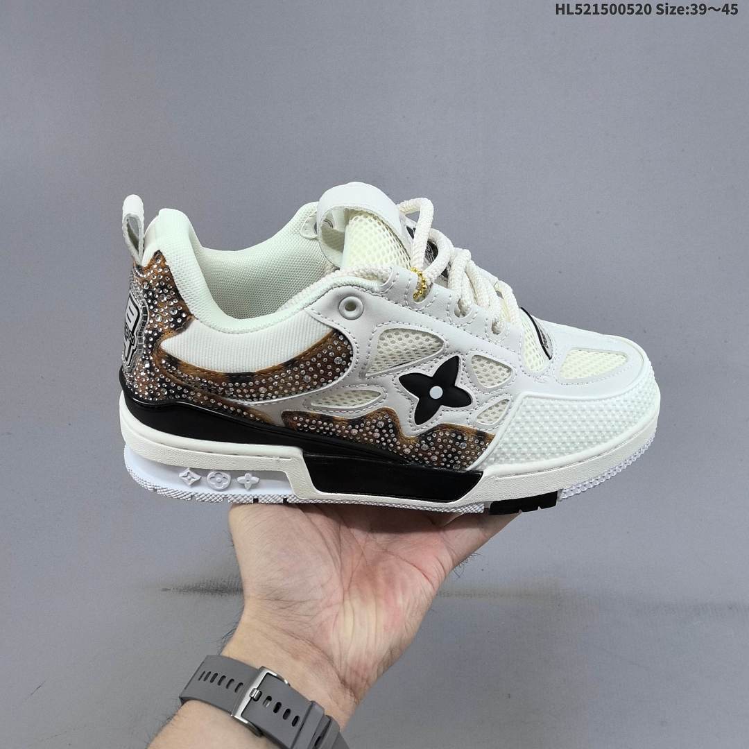 Louis Vuitton Trainer Sneaker Low LV ID Size 45 - foto 2