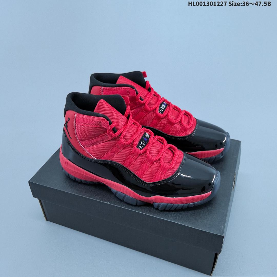 Air Jordan 11 Retro "Red Black" AJ11 11 aj11 11