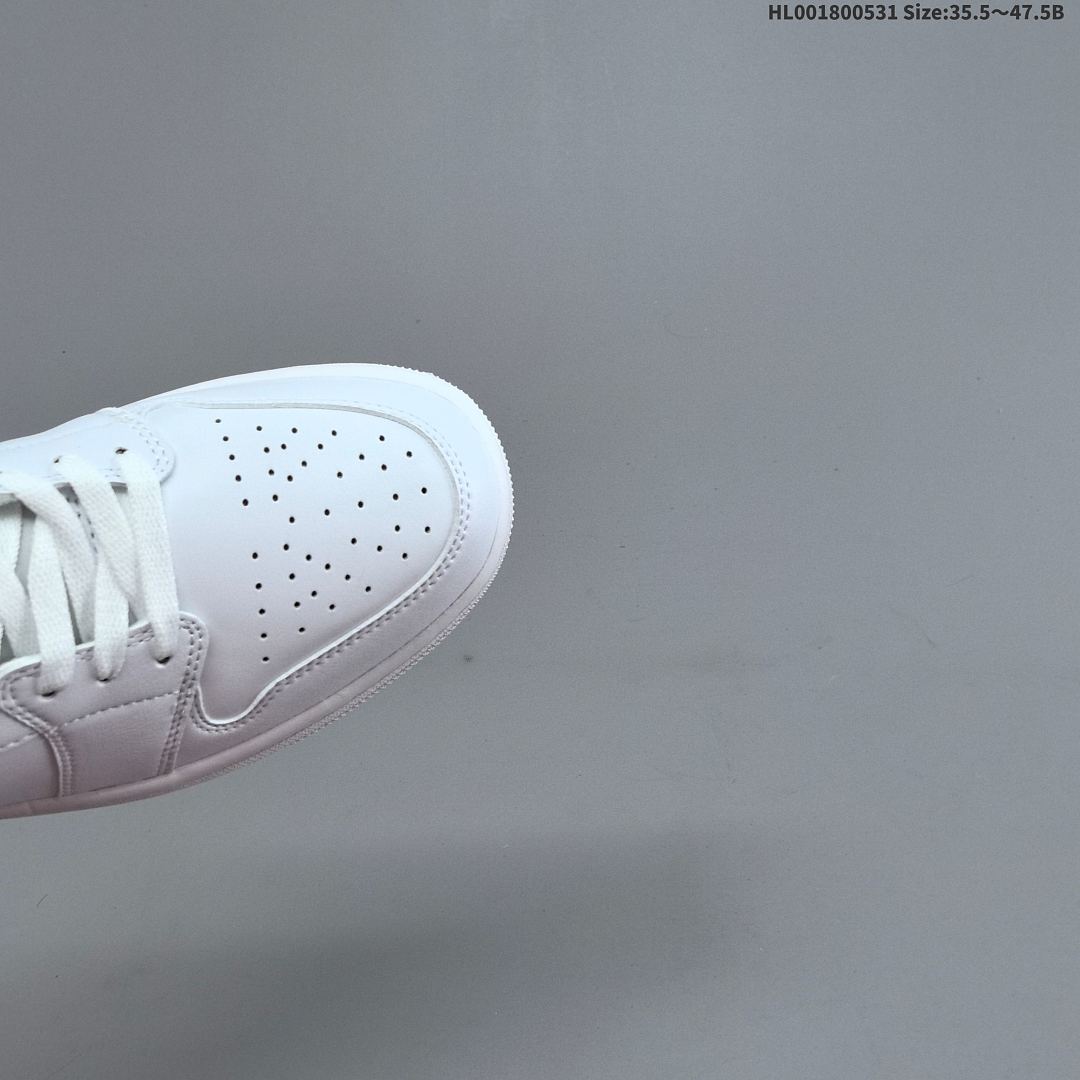 Air Jordan 1 Low "Triple White" AJ1 1 aj1 1 - foto 8
