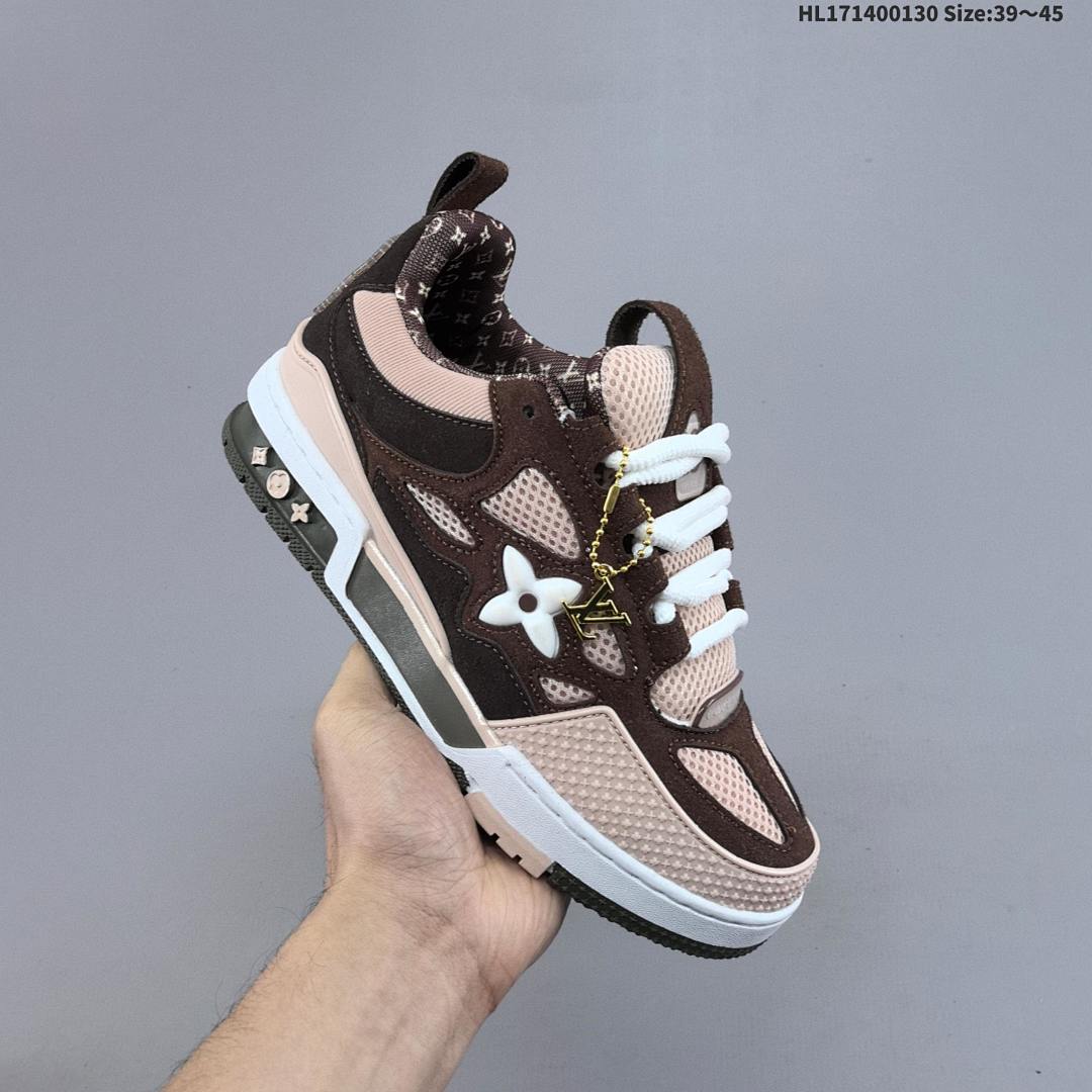 Louis Vuitton Trainer Sneaker Low LV ID Size 45 - foto 8