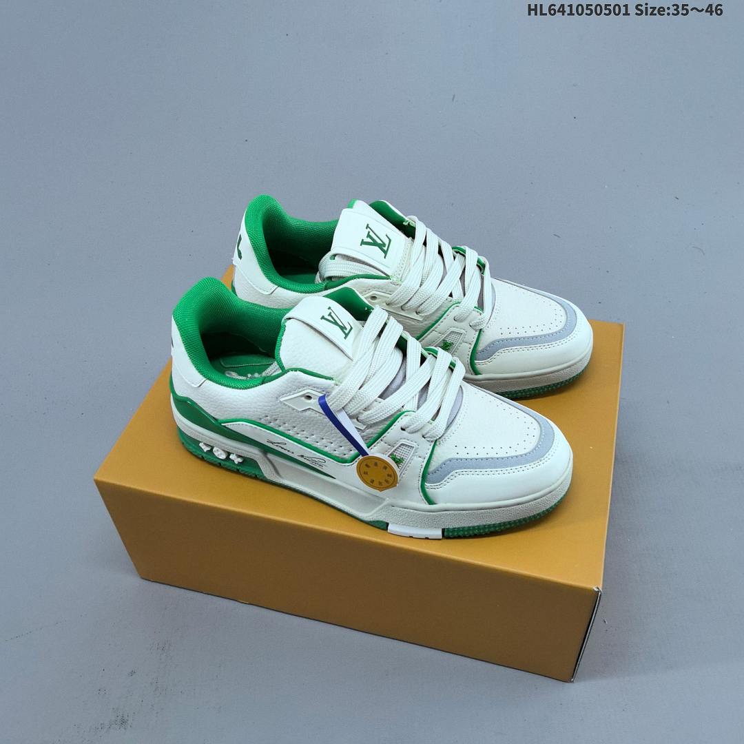 Louis Vuitton Trainer Sneaker Low LV ID Size 46 - foto 10