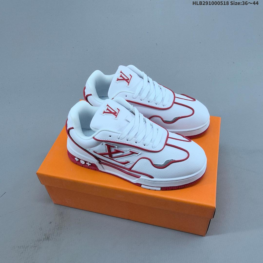 Louis Vuitton Trainer Sneaker Low LV ID Size 44 - foto 8