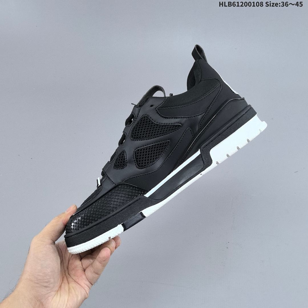 LV Louis Vuitton Trainer Sneaker Low ID Size 45 - foto 3