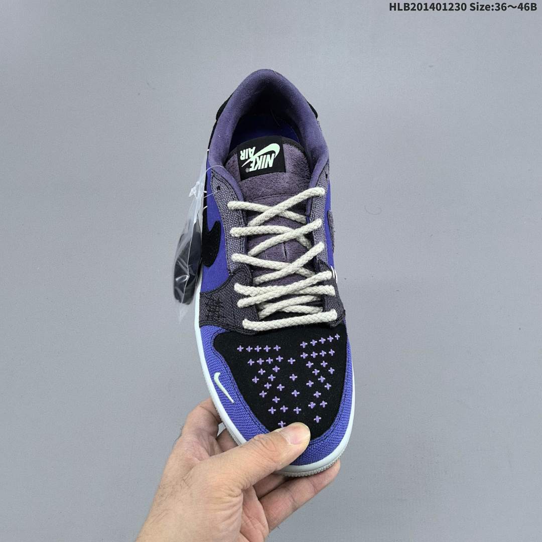 Zion Williamson x Air Jordan 1 Low OG & x27;Regency Purple And Dark Raisin& x27; 2.0 AJ1 1 - foto 6